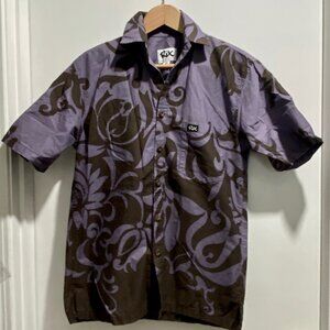 Men RIX Aloha Made in Hawaii Cotton S/S Button Down Shirt XS